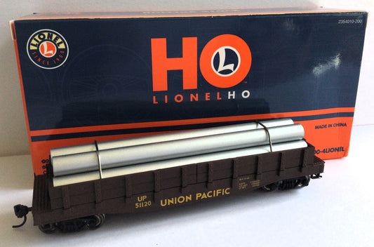 Lionel HO 2454120 - Gondola Car "Union Pacific" w/ Pipe Load