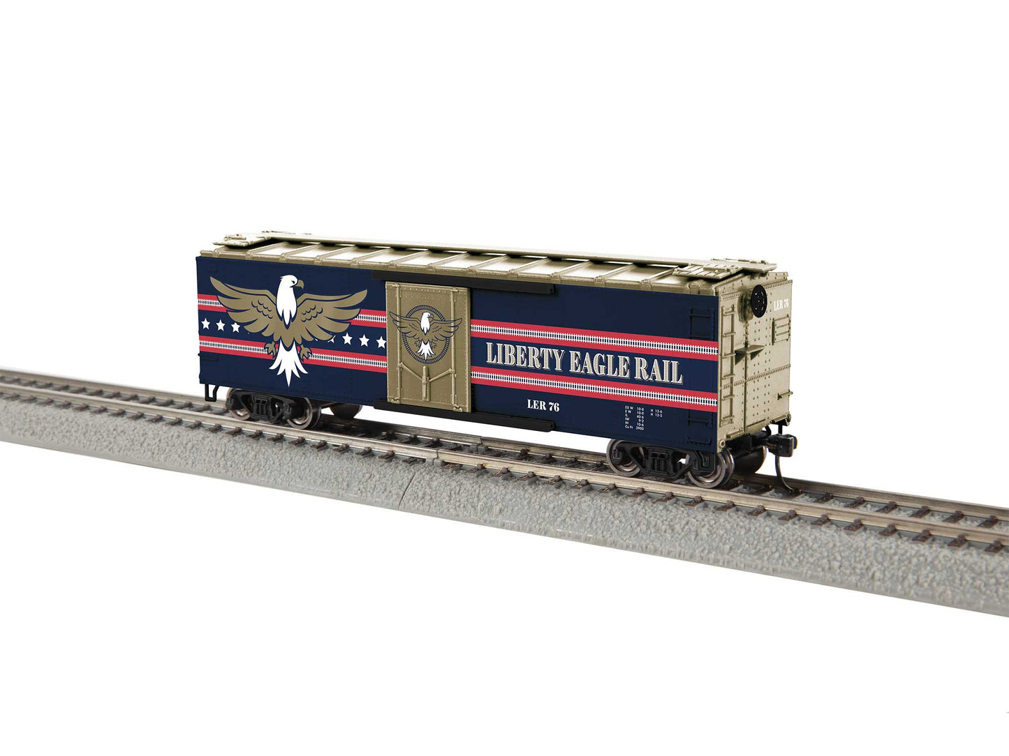 Lionel HO 2454370 - Reefer Car "U.S.A." #LER76