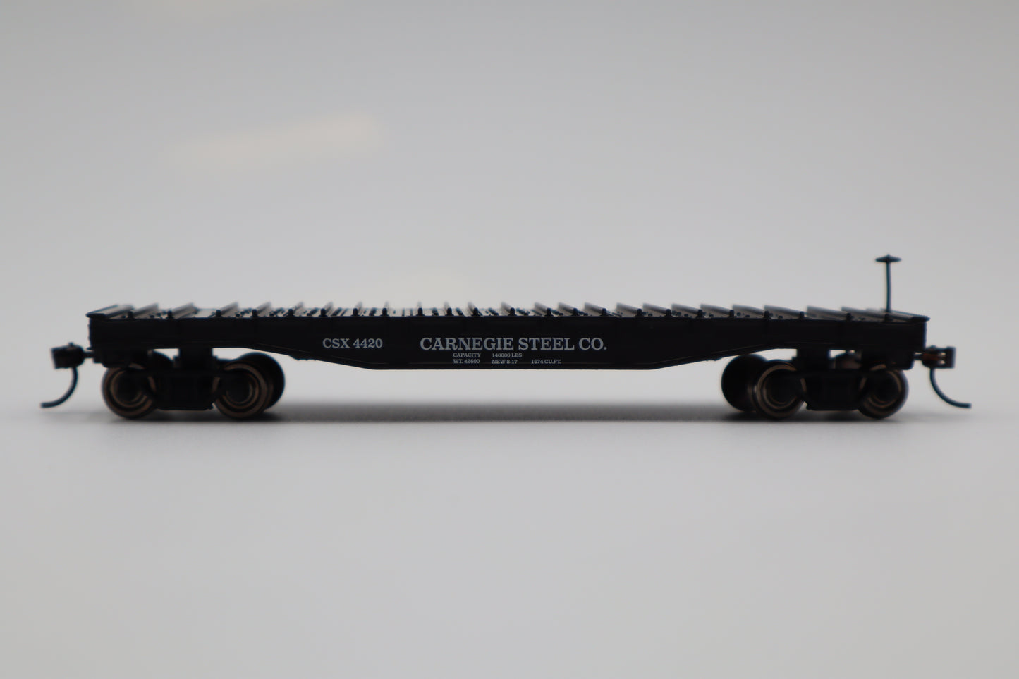Lionel HO 2454420 - Steel-Deck Flatcar "Carnegie Steel" #4420