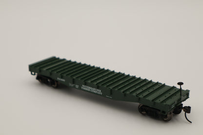 Lionel HO 2454460 - Steel-Deck Flatcar "Weyerhauser" #54460