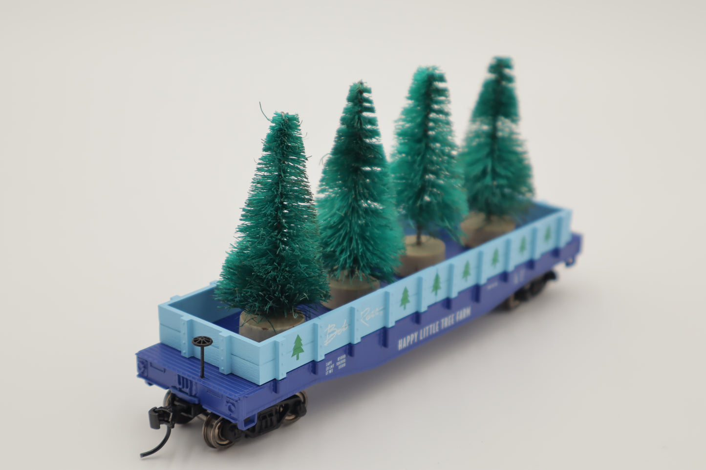 Lionel HO 2454590 - Bob Ross - Gondola Car "Happy Little Trees"