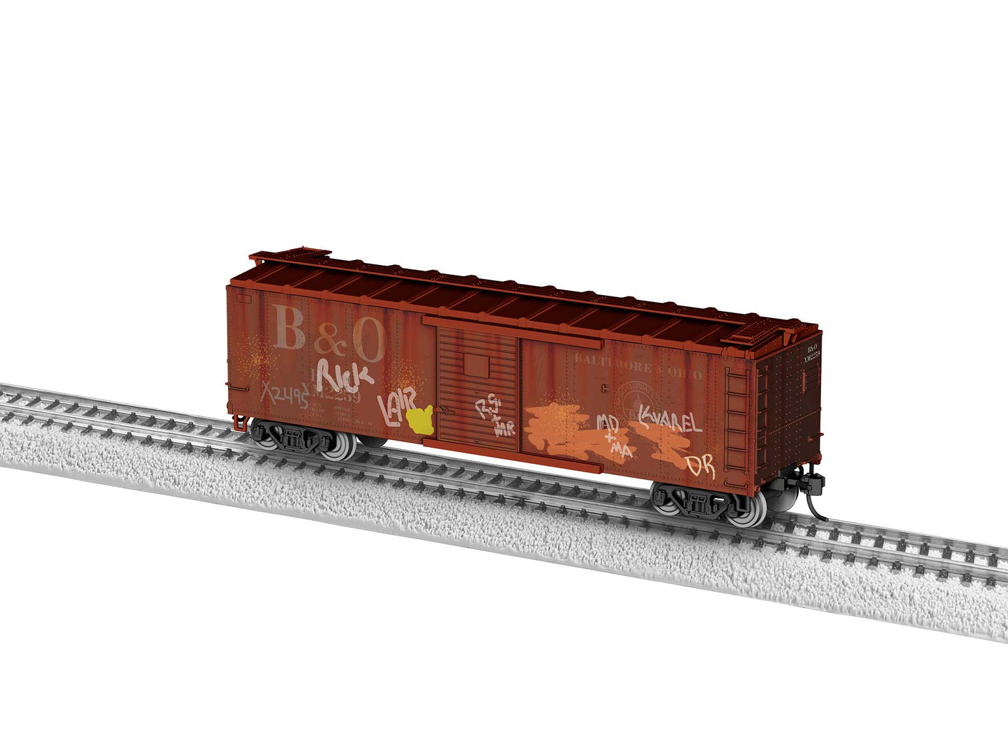 Lionel HO 2454710 - Boxcar "Baltimore & Ohio" #X2495 (Graffiti)