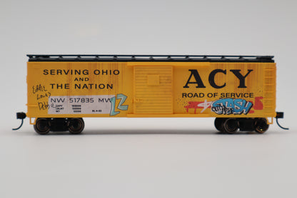 Lionel HO 2454720 - Boxcar "Akron, Canton & Youngstown" #517835 (Graffiti)