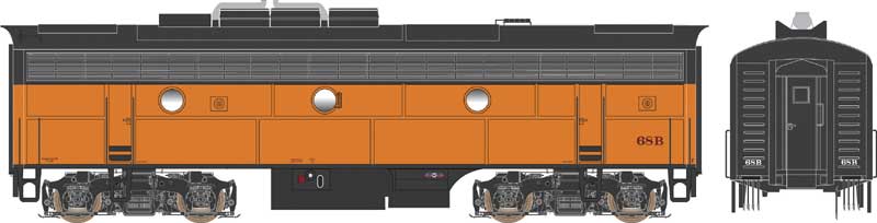 Bowser HO 24608 - Executive - EMD F-7B Diesel Locomotive "Milwuakee Road" #68B (w/DCC/Sound)