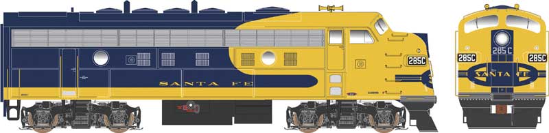 Bowser HO 24616 - Executive - EMD F-9A Diesel Locomotive "Santa Fe" #286 (w/DCC/Sound)