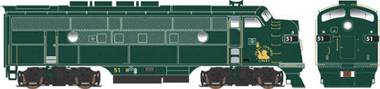 Bowser HO 24630 - Executive - EMD F-3A Diesel Locomotive "Jersey Central" #51 (Phase II) w/DCC/Sound