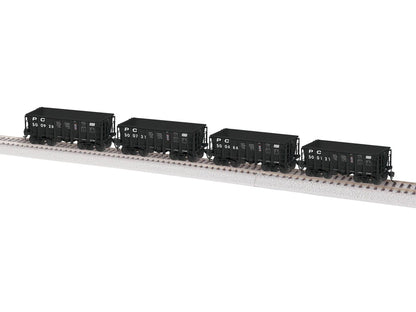 Lionel HO 2474111 - G38 Ore Car "Penn Central"  (4 Pack, Set 1)
