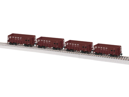 Lionel HO 2474131 - G38B Ore Car "Conrail"  (Brown B) 4 Pack, Set 1