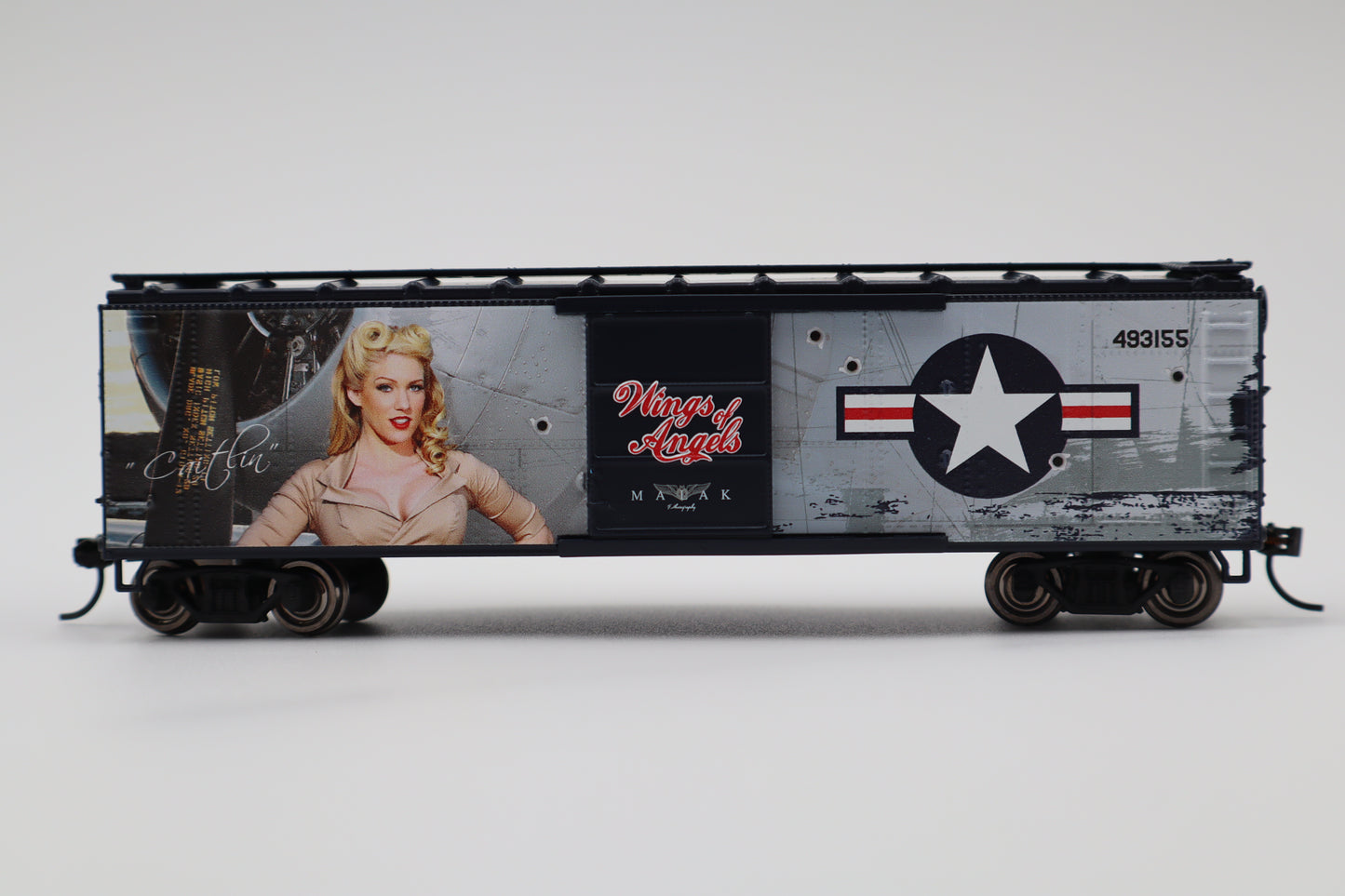 Lionel HO 2554010 - Wings of Angels Boxcar "Caitlin" #493155
