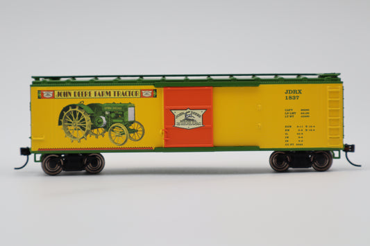 Lionel HO 2554080 - Boxcar "John Deere Farm Tractor" #1837