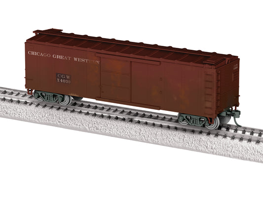 Lionel HO 2554620 - Weathered Boxcar "Chicago Great Western" #X4039