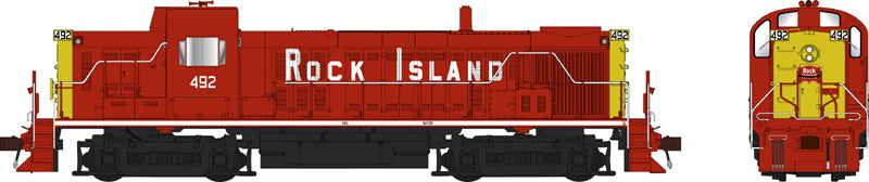 Bowser HO 25619 - Alco RS-3 Locomotive "Rock Island" #490 Phase 1 w/ Sound