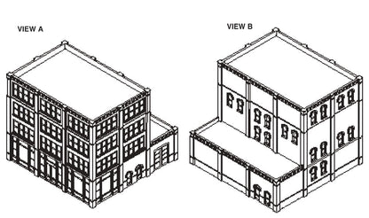 DPM HO 36300 - Victorian Style Storefront Building Kit