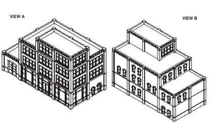 DPM HO 36300 - Victorian Style Storefront Building Kit