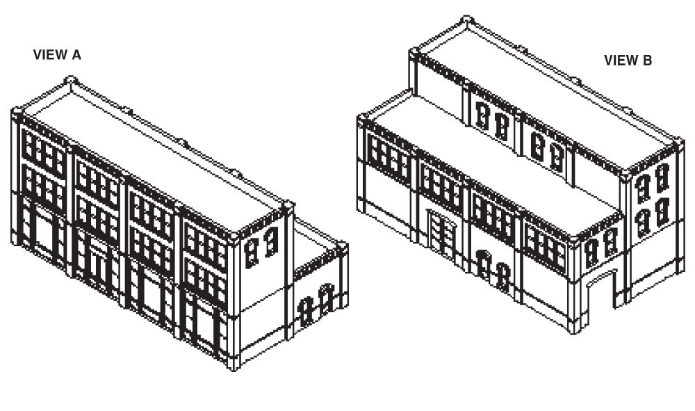 DPM HO 36300 - Victorian Style Storefront Building Kit