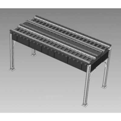 Rapido Trains HO 301002 - Transit Straight Double Track Kit