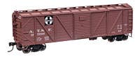 Walthers HO 910-40351 - Mainline - 40' ARA Single Sheathed Boxcar w/Dreadnaught Ends "Santa Fe" #125909