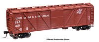 Walthers HO 910-40369 - Mainline - 40' ARA Single Sheathed Boxcar w/Dreadnaught Ends "Louisiana & Arkansas" #12149