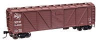 Walthers HO 910-40371 - Mainline - 40' ARA Single Sheathed Boxcar w/Dreadnaught Ends "Milwaukee Road" #714003