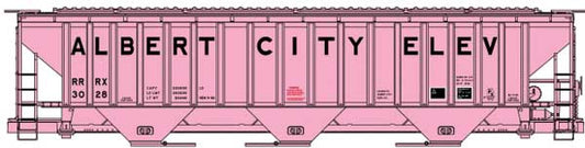 Accurail HO 81821 - Kit - Pullman-Standard 4750 3-Bay Covered Hopper "Albert City Elevator" #3028