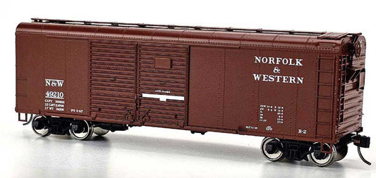 Bowser HO 43312 - X31 B2 Round Roof Box Car "Norfolk & Western" #49239 (4-Dr, Flush Roof)