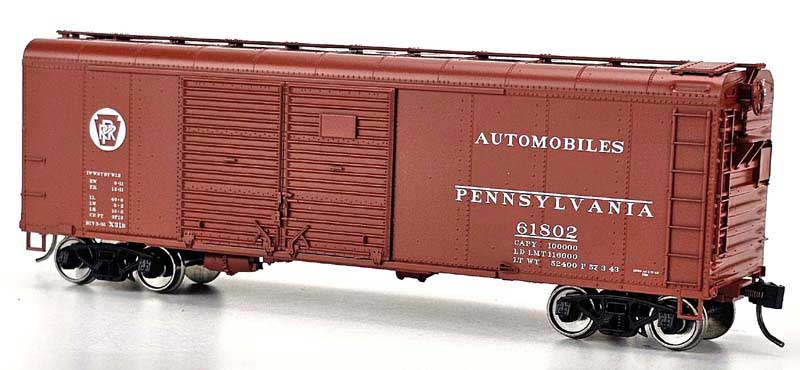 Bowser HO 43317 - X31B Round Roof Box Car "Pennsylvania" #61854 (4-Dr, Flush Roof) Circle Keystone