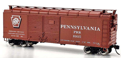 Bowser HO 43341 - X31F Round Roof Box Car "Pennsylvania" #81623 (4-Dr, Turtle Roof) Shadow Keystone