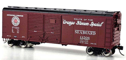 Bowser HO 43344 - X31 Round Roof Box Car "Seaboard Air Line" #11560 (4-Dr, Flush Roof) Orange Blossom