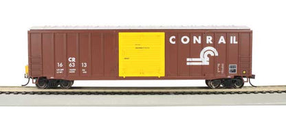 Bachmann HO 14907 - ACF 50'6" Outside-Braced Boxcar w/Flashing End-Of-Train Device "Conrail" #166313 (Boxcar Red, white)