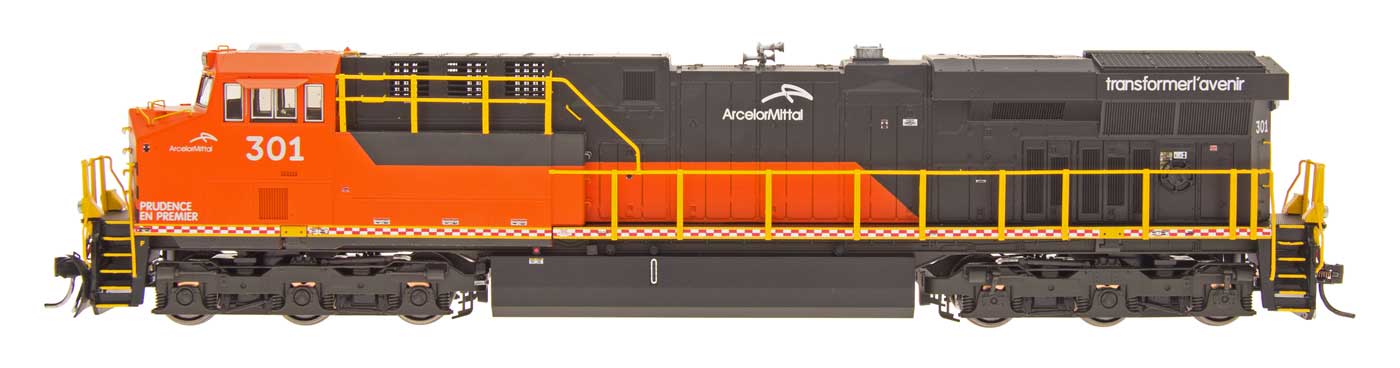 InterMountain HO 49733S-11 - Sound - GE ES44AC Gevo Diesel Locomotive "Arcelor Mittal" #301