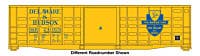 Walthers HO 910-46708 - Mainline - 50' Waffle Side Boxcar "Delaware & Hudson" #24041