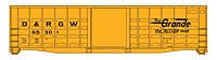Walthers HO 910-46710 - Mainline - 50' Waffle Side Boxcar "Denver & Rio Grande Western" #65301