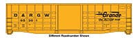 Walthers HO 910-46711 - Mainline - 50' Waffle Side Boxcar "Denver & Rio Grande Western" #65303