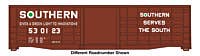Walthers HO 910-46723 - Mainline - 50' Waffle Side Boxcar "Southern Railway" #530176