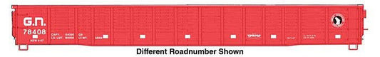 Walthers HO 910-6079 - Mainline - 53' Corrugated-Side Gondola "Great Northern" #78408