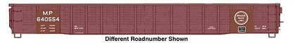Walthers HO 910-6081 - Mainline - 53' Corrugated-Side Gondola "Missouri Pacific" #640554