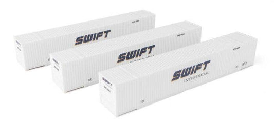 Walthers HO 949-18505 - SceneMaster - 53' Corrugated Container (3 Pack) "Swift"