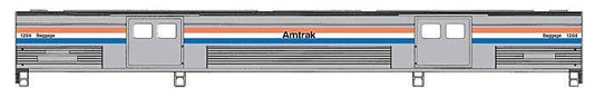Walthers HO 920-13076 - Proto - 73' Budd Baggage Car "Amtrak" (Phase III) #1204