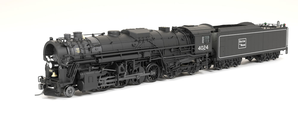 Broadway Limited Imports HO 7885 - 2-8-4 T1b Berkshire Steam Locomotive "Boston & Maine" #4024 w/DCC&Sound (6-Axle Tender)