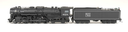 Broadway Limited Imports HO 7885 - 2-8-4 T1b Berkshire Steam Locomotive "Boston & Maine" #4024 w/DCC&Sound (6-Axle Tender)