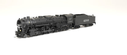 Broadway Limited Imports HO 7890 - 2-8-4 T1a Berkshire Steam Locomotive "Atchison, Topeka & Santa Fe" #4193 w/DCC&Sound (4-Axle Tender) Spoked Main Driver