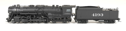 Broadway Limited Imports HO 7890 - 2-8-4 T1a Berkshire Steam Locomotive "Atchison, Topeka & Santa Fe" #4193 w/DCC&Sound (4-Axle Tender) Spoked Main Driver