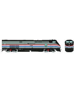 Rapido Trains HO 85004 - GE P32AC-DM Diesel Locomotive "Amtrak" #706 (Phase III, silver, red, white, blue, black, Empire Service)
