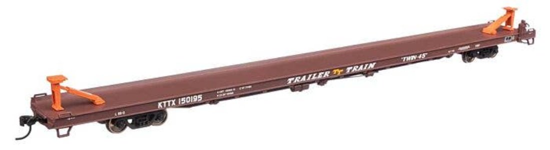 Walthers HO 910-5747 - Mainline - 89' Channel Side Flatcar "KTTX" #150195