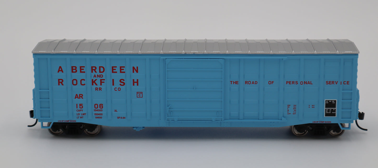 Walthers HO 910-46703 - Mainline - 50' Waffle Side Boxcar "Aberdeen & Rockfish" #1534