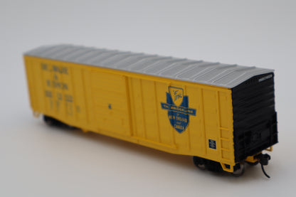 Walthers HO 910-46707 - Mainline - 50' Waffle Side Boxcar "Delaware & Hudson" #24029