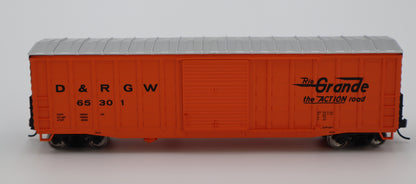Walthers HO 910-46710 - Mainline - 50' Waffle Side Boxcar "Denver & Rio Grande Western" #65301