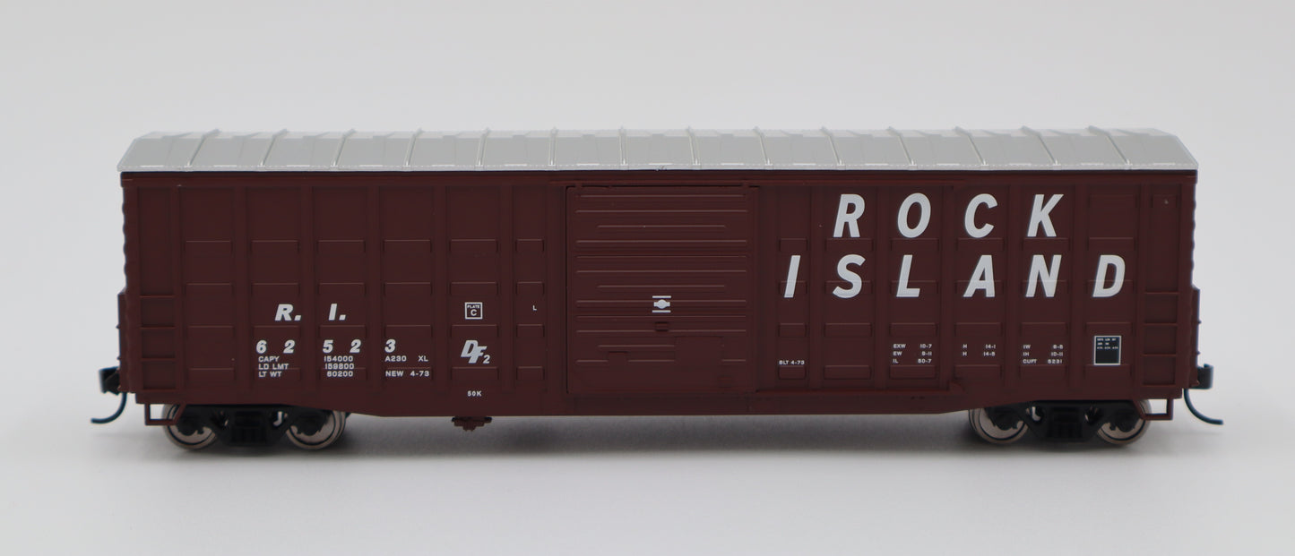Walthers HO 910-46716 - Mainline - 50' Waffle Side Boxcar "Rock Island" #62523