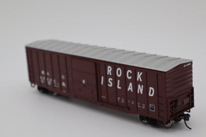 Walthers HO 910-46716 - Mainline - 50' Waffle Side Boxcar "Rock Island" #62523
