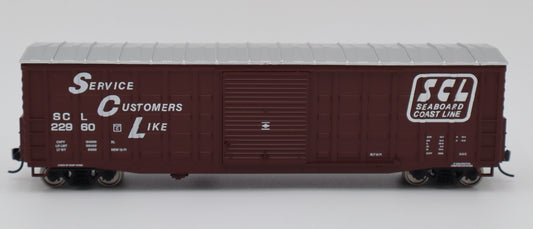 Walthers HO 910-46719 - Mainline - 50' Waffle Side Boxcar "Seaboard Coast Line" #22960